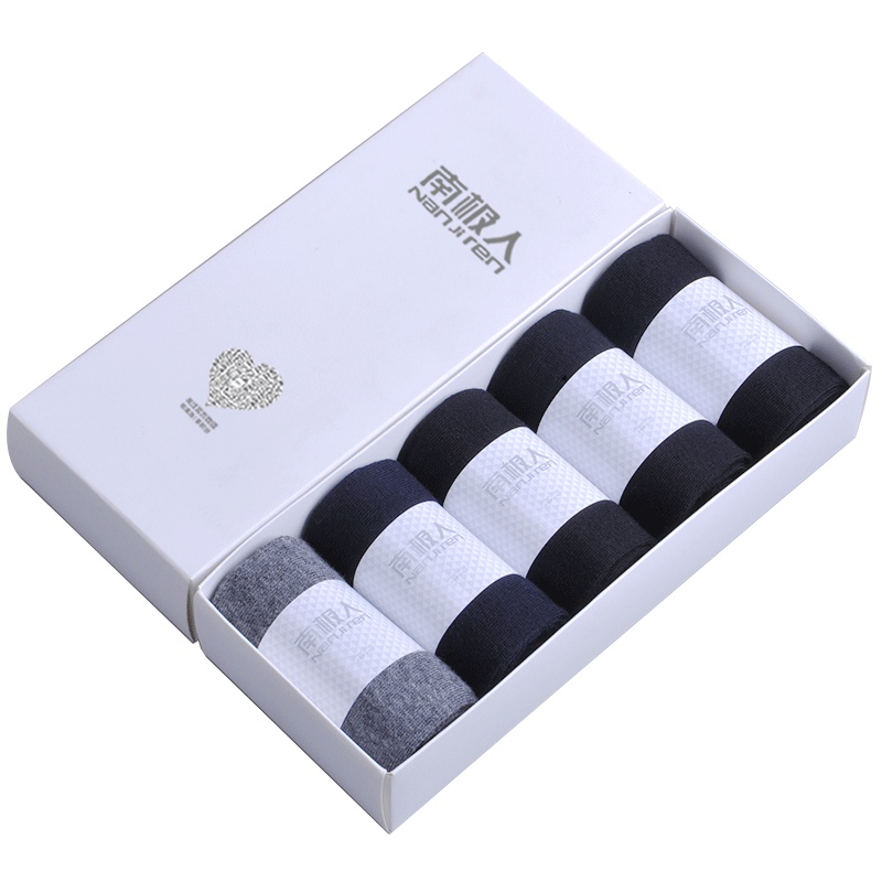 南极人袜子男中筒棉防臭吸汗男袜长袜秋冬黑色男士短袜全棉潮T3006