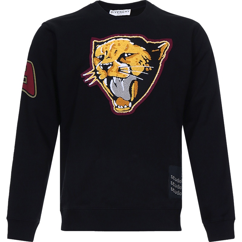 GIVENCHY 纪梵希 男士棉质圆领长袖运动衫卫衣 BMJ06F30AF