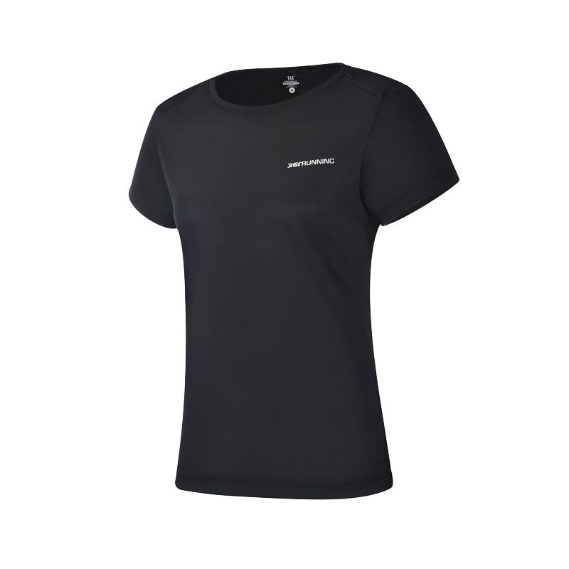 361度女装运动短袖2019夏季休闲透气速干短袖T恤衫圆领上衣