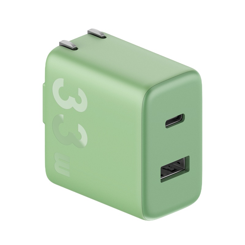 ZMI紫米33W双口充电器苹果PD快充安卓多口适用于iPhone13/12/11[苹果套装]紫米双口33W+硅胶快充线绿