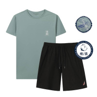诺帝卡/Nautica Underwear男士夏季短袖体恤短裤五分裤套装