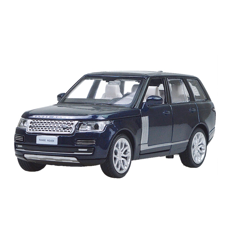 彩珀路虎揽胜越野合金仿真汽车声光可开门车模型