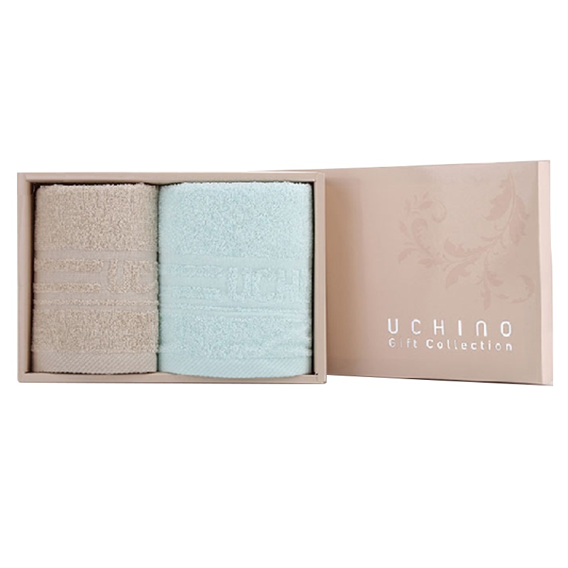 内野(UCHINO) JD29672-N 素色静雅毛巾 方面巾礼盒(单位:件)