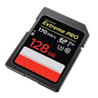 联想(lenovo) SANDISK 128G 170M/s快速存储SD内存卡