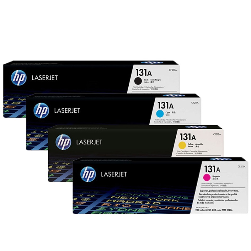 CF210A-CF213A 蓝色、红色、黄色三色硒鼓套装 (适用于 M251n)