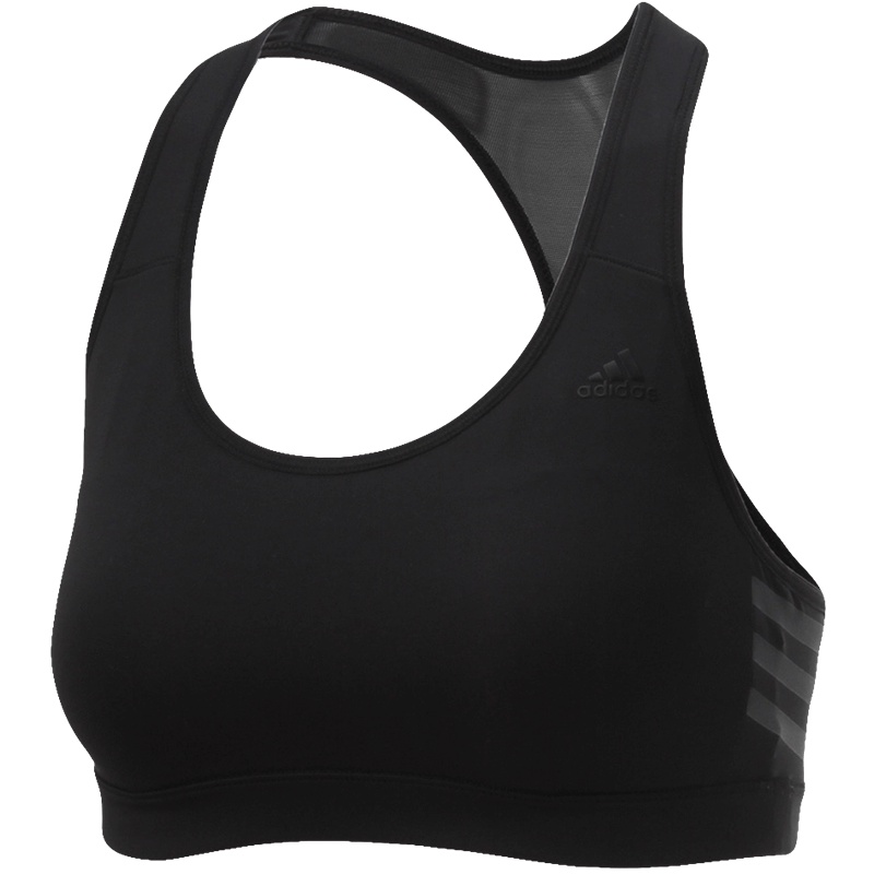 【自营】adidas阿迪达斯女装中度支撑运动胸衣综合训练运动服AA7890 XS AA7890黑