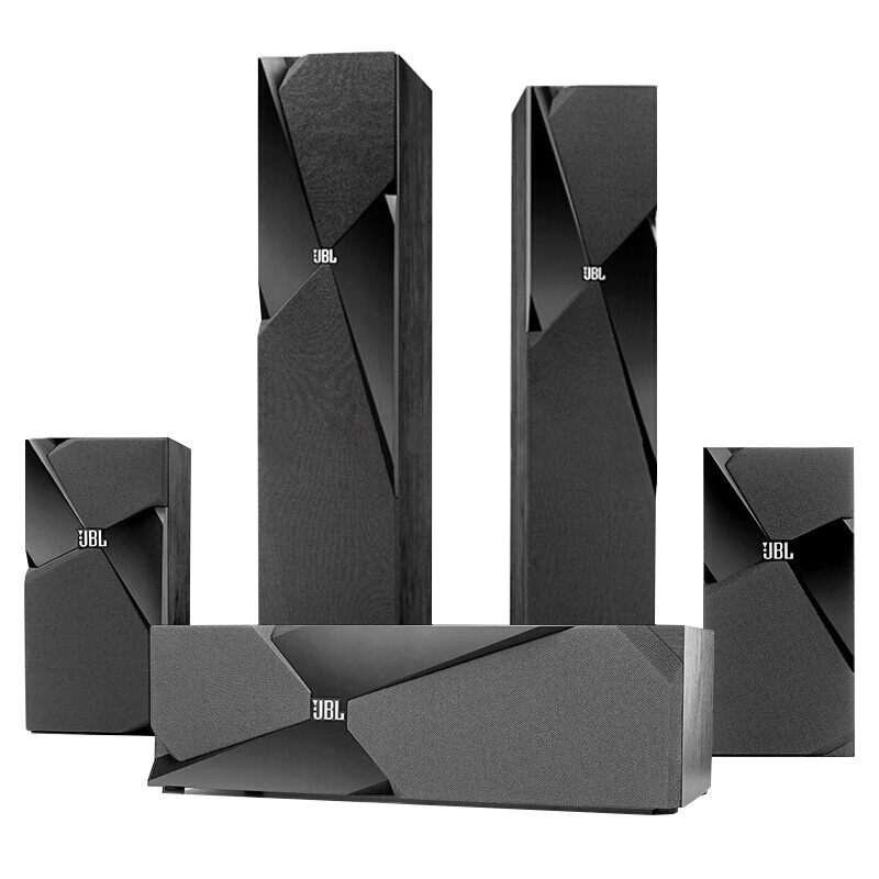 JBL STUDIO 180BK 音响 音箱 5.0声道 家庭影院 电视音响 落地影院 组合音响 客厅影院