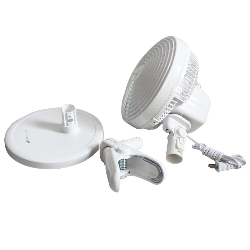 美的(Midea)FTW18-12L 台夹两用扇/电风扇办公室摇头台扇 白色