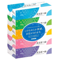 大王Elleair 婴儿适用盒装面纸180抽*5盒