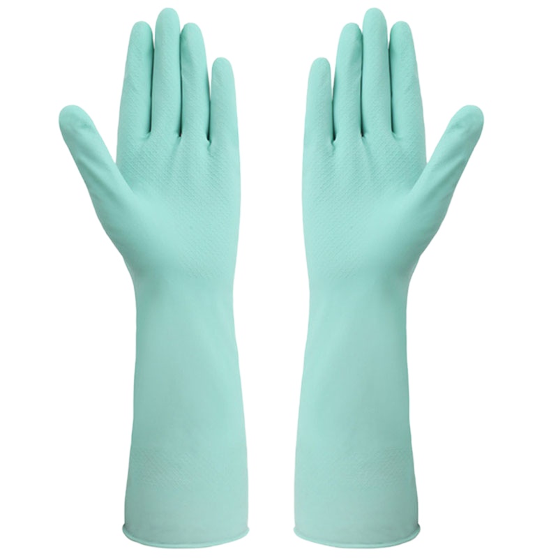 企购优品美丽雅灵巧型橡胶手套家务洗碗胶皮手套家用厨房清洁洗衣塑胶手套中号