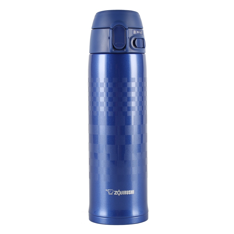 象印(ZO JIRUSHI) 保温杯SM-TAE48SA-AZ 真空商务男女士车载情侣杯弹盖杯不锈钢学生水杯子480ml