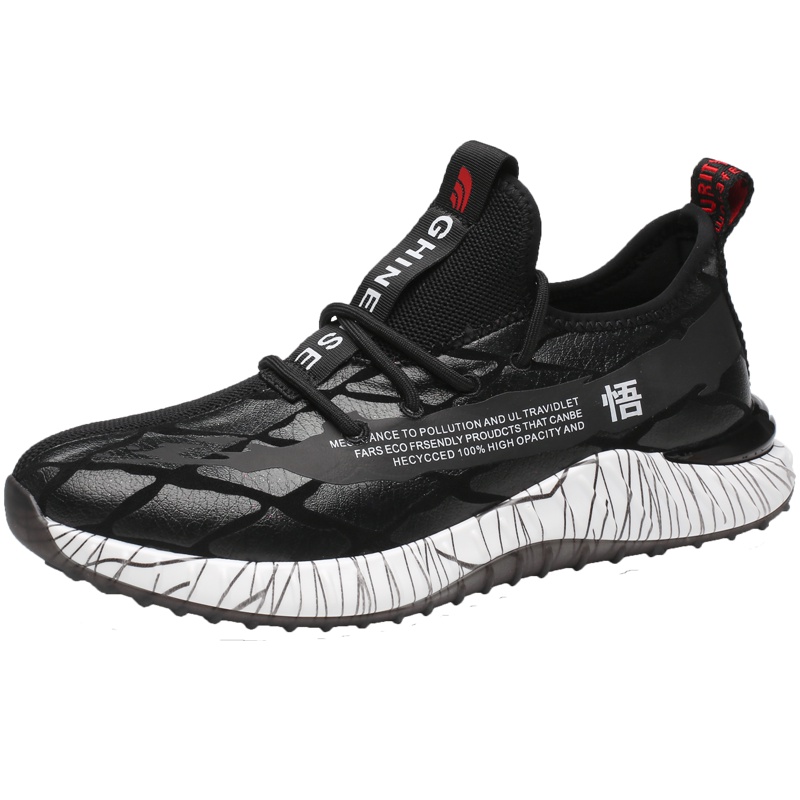 狄恩纪2019年夏季男士休闲鞋时尚百搭透气韩版潮流运动鞋