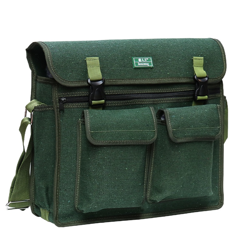 工具包帆布单肩包维修包五金工具袋兜中号大加肥耐磨耐用 小号