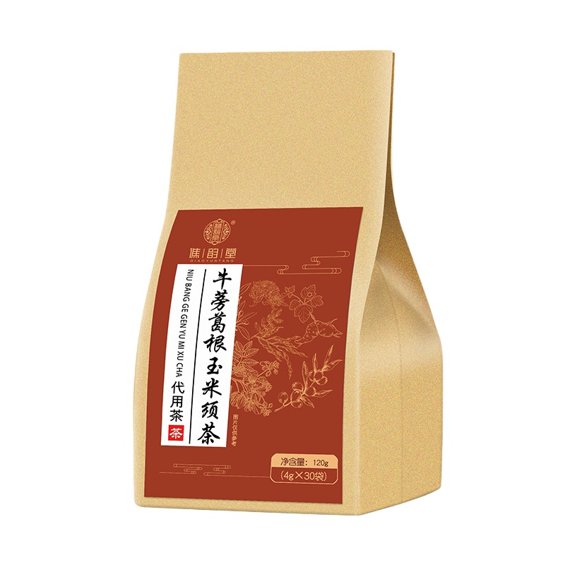 [买2送1 买3送2]牛蒡葛根玉米须茶120g袋泡茶三降茶30包槐米葛根枸杞决明子花草茶