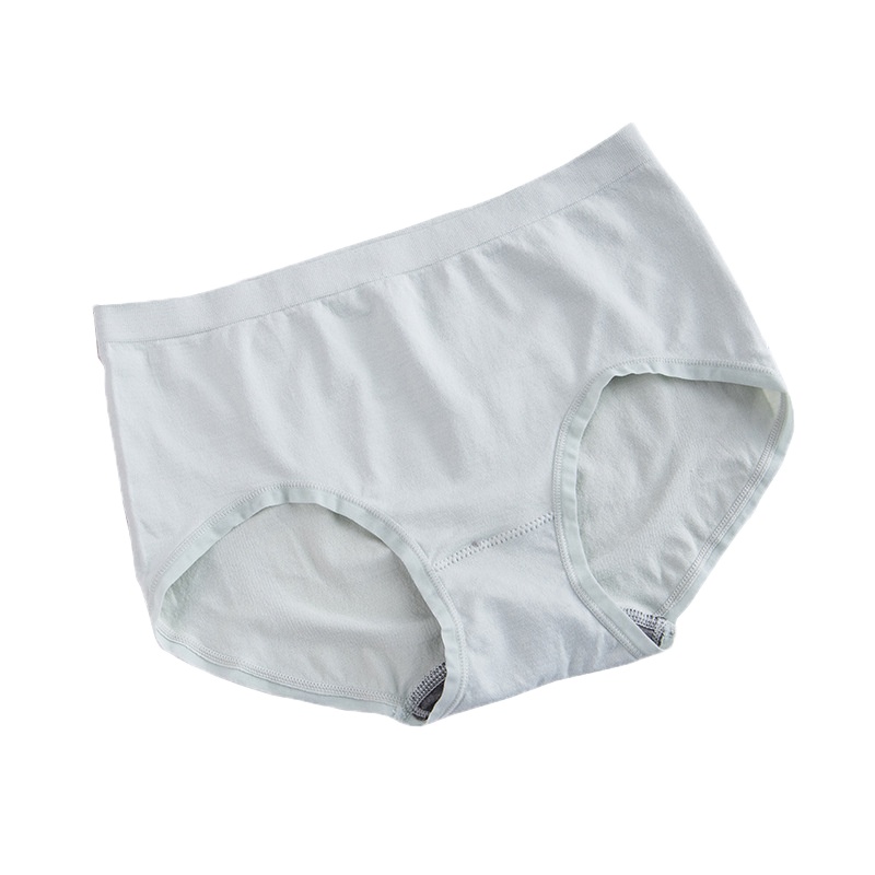 【四条盒装】石墨烯内裤女中腰抗菌棉女士内裤收腹中腰大码胖mm三角裤头