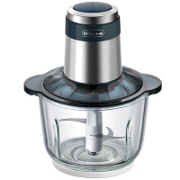 小熊(Bear)绞肉机 QSJ-C03M1家用电动不锈钢多能料理机绞馅机碎肉打肉机切菜搅拌机2L