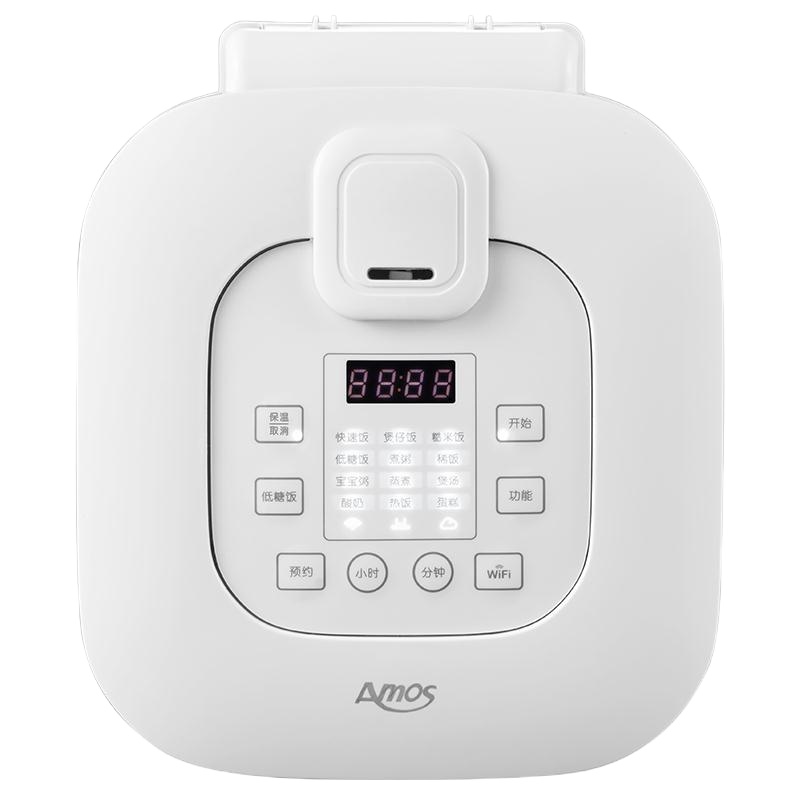 亚摩斯(AMOS)AS-WFT30L电饭煲智能蒸汽方煲家用煮饭锅5-6人用