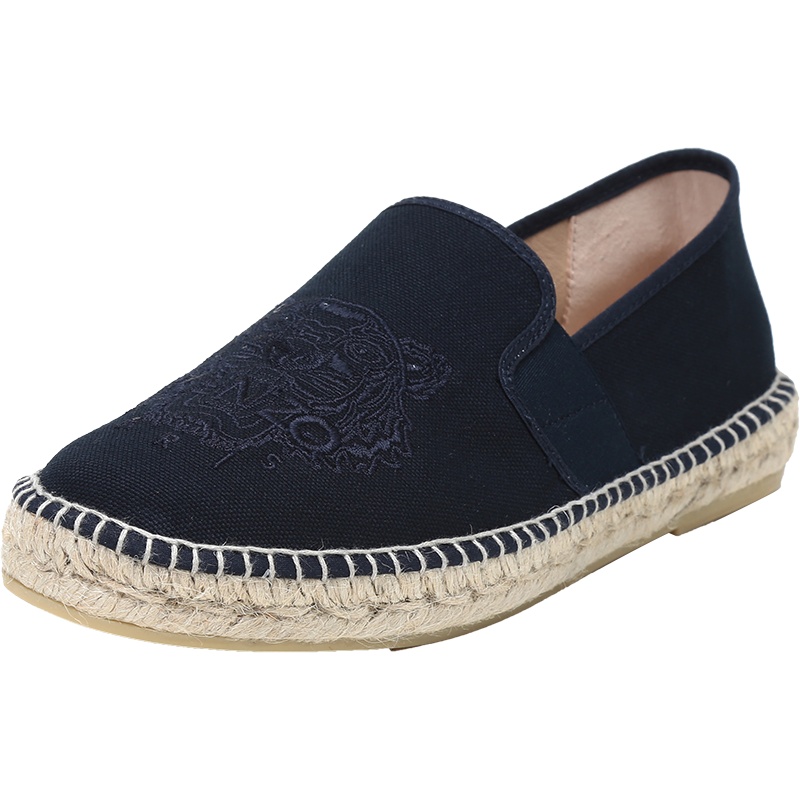 KENZO 高田贤三 男士 织物麻编渔夫鞋平底鞋休闲鞋 FA6 5ES188 F70