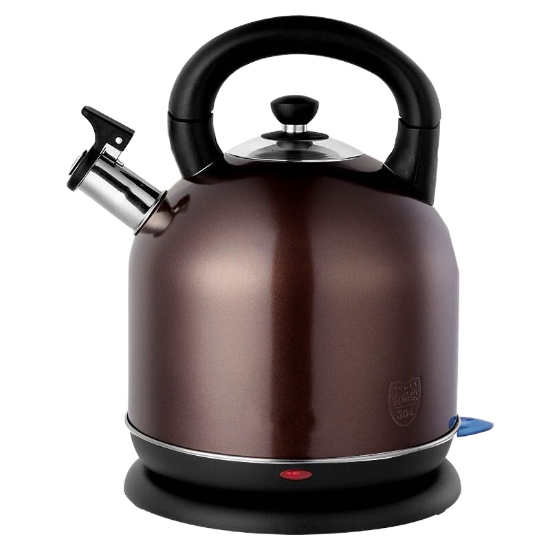 电热黄金蛋烧水壶家用器自动断电煮大容量5L快壶水吊子304 咖啡色
