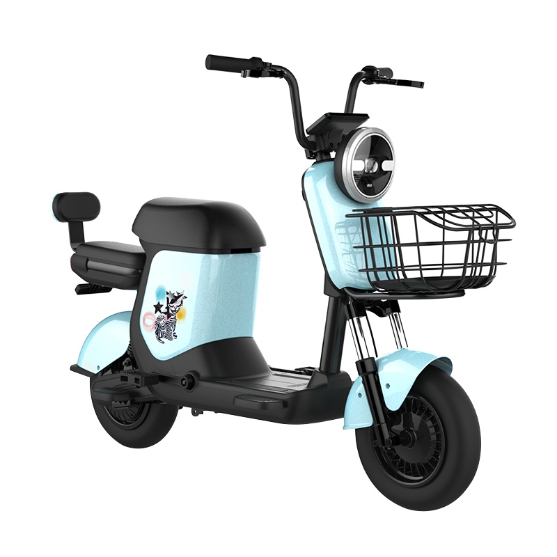 新日(Sunra)电动车 新国标XCmini电动自行车 可提取锂电池 成人电瓶车 48V20AH/锂电/浅微蓝/油光黑