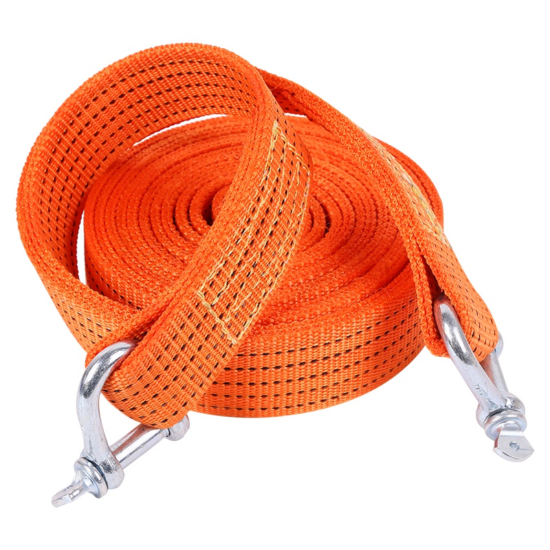 趣行 汽车拖车绳5米 拖车带 越野牵引绳 强力拉绳救援应急拉车绳子捆绑带双层 应急自驾装备