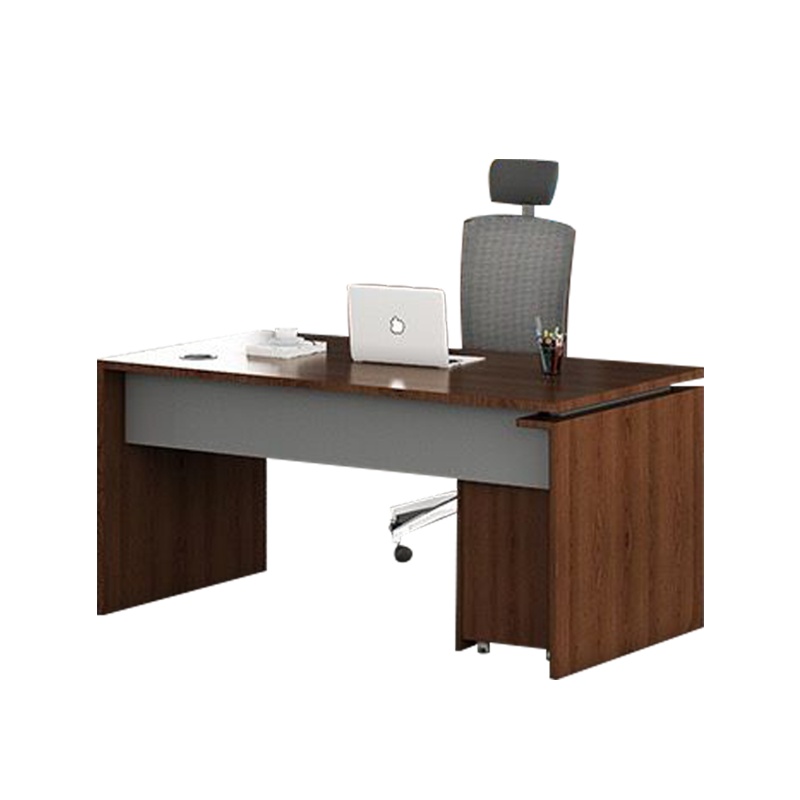 [理政]板式办公桌 电脑桌 主管桌 时尚简约办公台 单人职员电脑桌