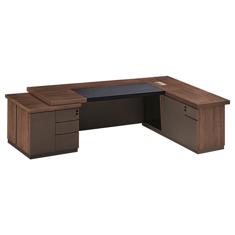 【藏书阁】办公桌简约现代大班台时尚经理主管桌大班桌大气老板桌单人