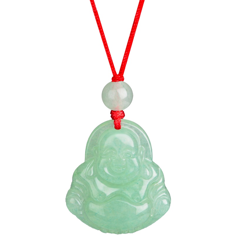 iSTONE/石头记弥勒佛吊坠玉坠东陵石玉佛吊坠项链