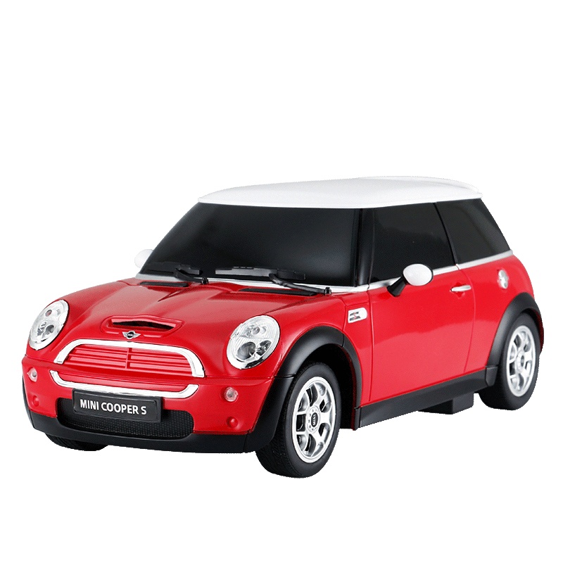 星辉(Rastar)宝马MINI电动遥控车1:14儿童玩具遥控汽车模型21800红色