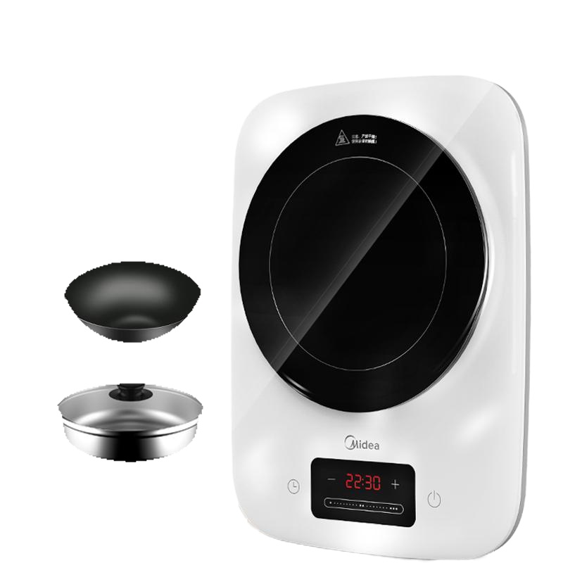 Midea/美的C22-WH2208官美的半球美的电磁炉家用智能大功率火锅
