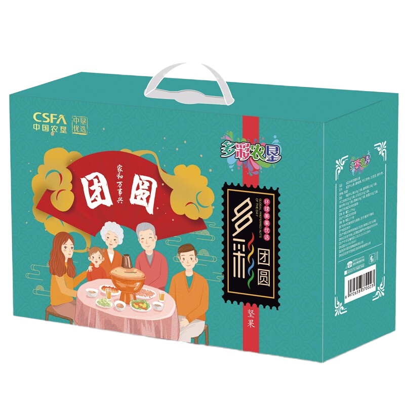 中国农垦 干果礼盒中垦优选多彩团圆