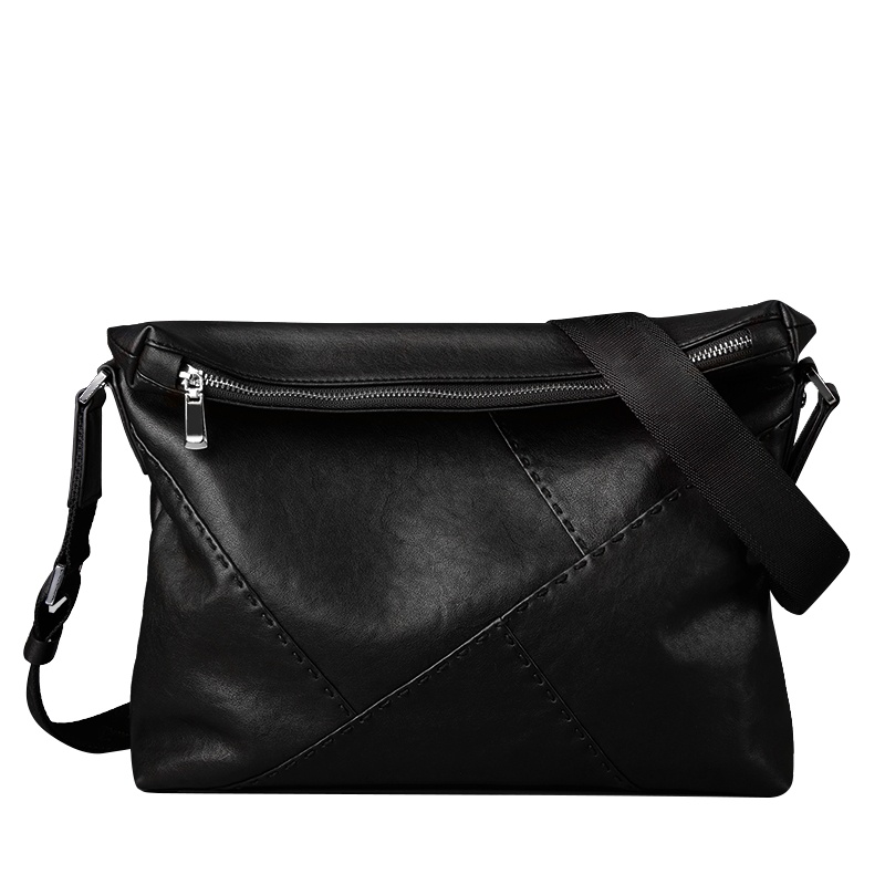 男士单肩包斜挎包男单肩包大容量单肩包男式挎包单肩包男士休闲包包真皮男包单肩包男潮