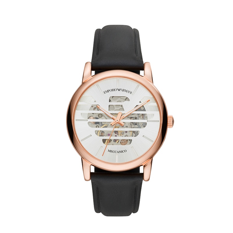 Armani阿玛尼手表宋威龙同款鹰形镂空休闲机械表男士 生日礼物 送男友AR60031