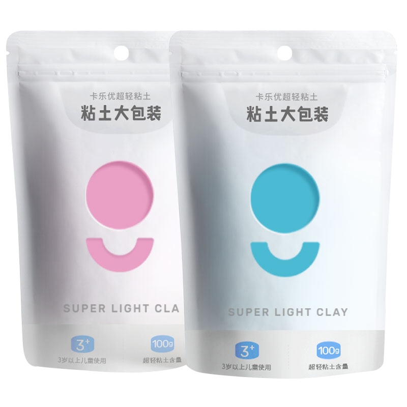 卡乐优 超轻粘土大包装粉色 100克
