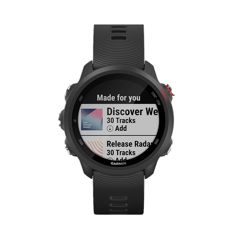 佳明Forerunner245M 血氧心率马拉松音乐运动手表-暗夜黑