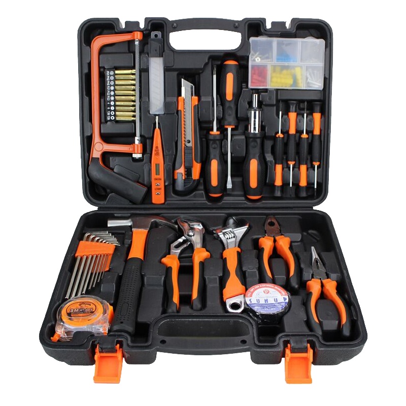 深蕨SNJUE 维修工具箱 100小件五金工具套装 005-1多工能便携式家用工装工具组