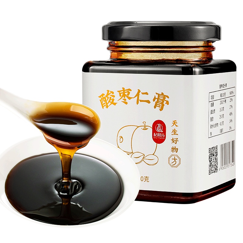 杞利元 酸枣仁膏300g/瓶 酸枣仁百合茯苓茶 安睡助眠