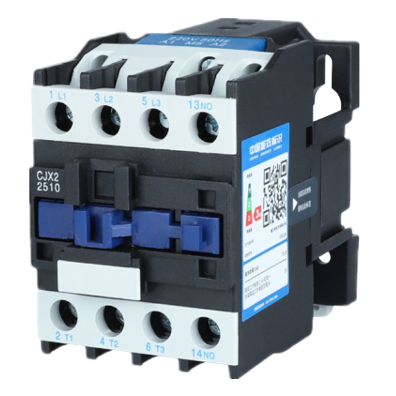 德力西单相交流接触器CJX2-2510一常开家用接触器25A 电压380V