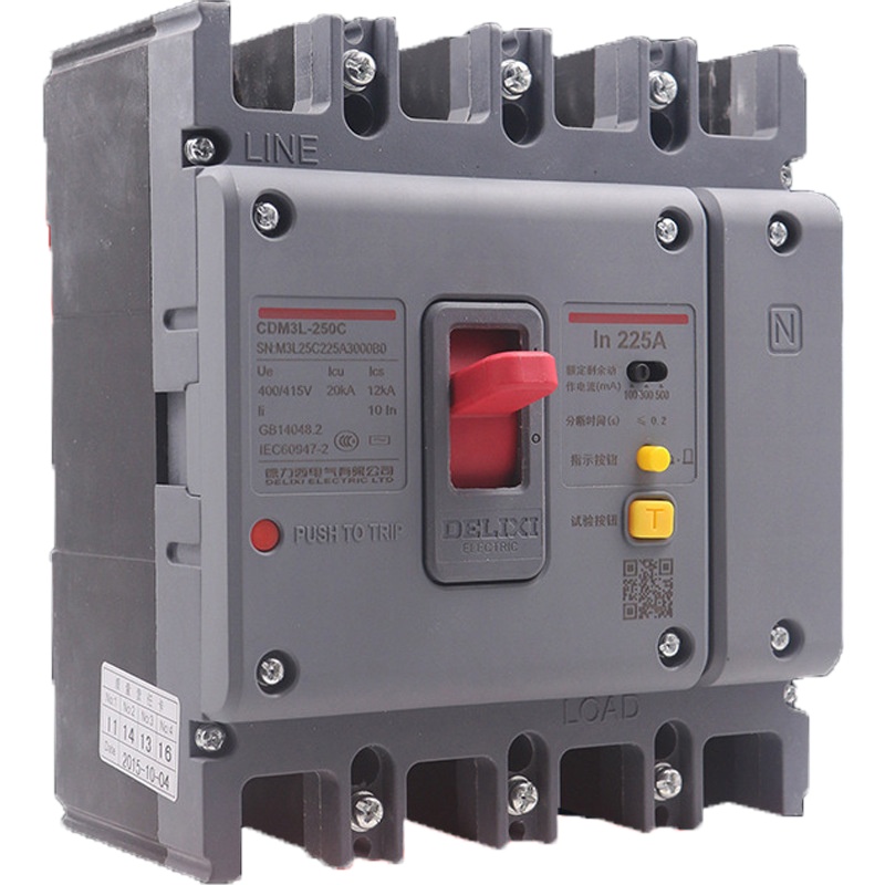 塑壳漏电断路器|CDM3L/4P|100A