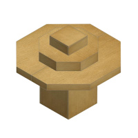 异形创意木质展台展架