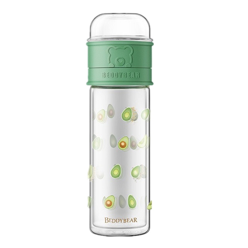 杯具熊官方旗舰茶水分离玻璃杯泡茶过滤杯高档便携大容量水杯子