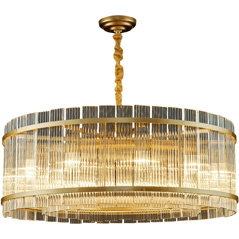 铜影 后现代吊灯轻奢艺术餐厅卧室客厅灯创意分子水晶玻璃魔豆吊灯北欧简约风格灯具 BD-D8803-600