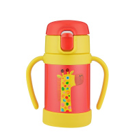 tiger虎牌儿童保温杯MCK-A28C-Y 宝宝学饮杯卡通图案官方正品 长颈鹿280ML