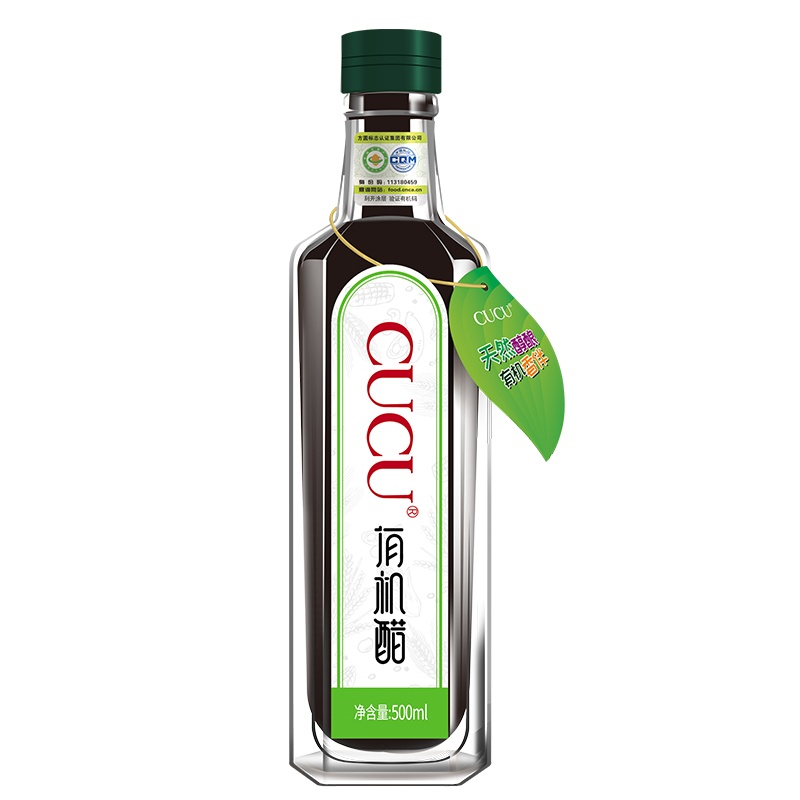 CUCU 醋 有机醋500ml 山西 有机谷物 酿造 老陈醋