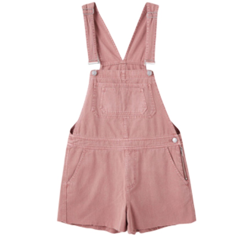 【专柜同款】Puella女装夏季新款浅色直筒高腰背带连体裤20014525