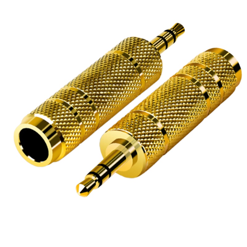 普天飞燕(PTFY) 音频转换头3.5转6.5麦克风转换头 单个装