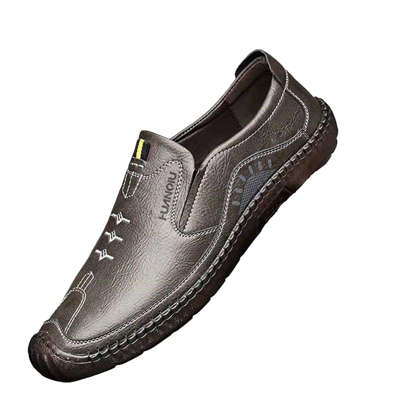 环球真皮保暖单鞋防滑耐磨男鞋