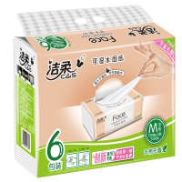洁柔 JR078-01 面巾纸 白色 6包/提