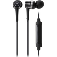 Audio Technica/铁三角 ATH-CKR30iS 黑色 手机通话线控带麦入耳式耳机