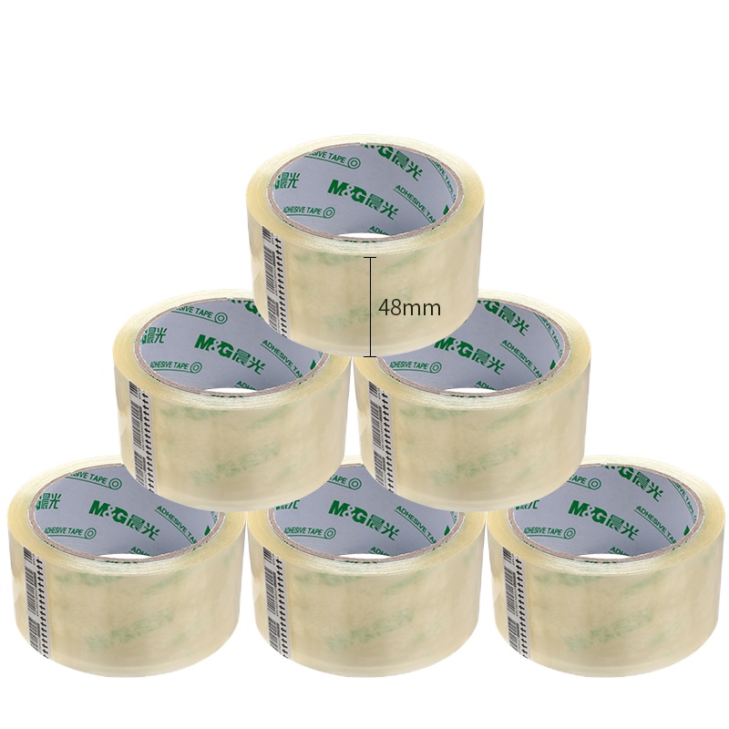 晨光透明胶带封口胶 AJD95783(6卷/筒) 48mm*60y